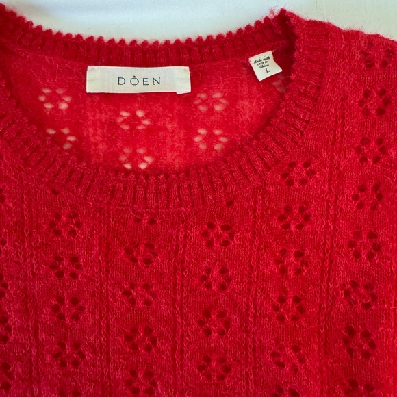 Doen Monica Cherry Red Sweater - Picture 4 of 4